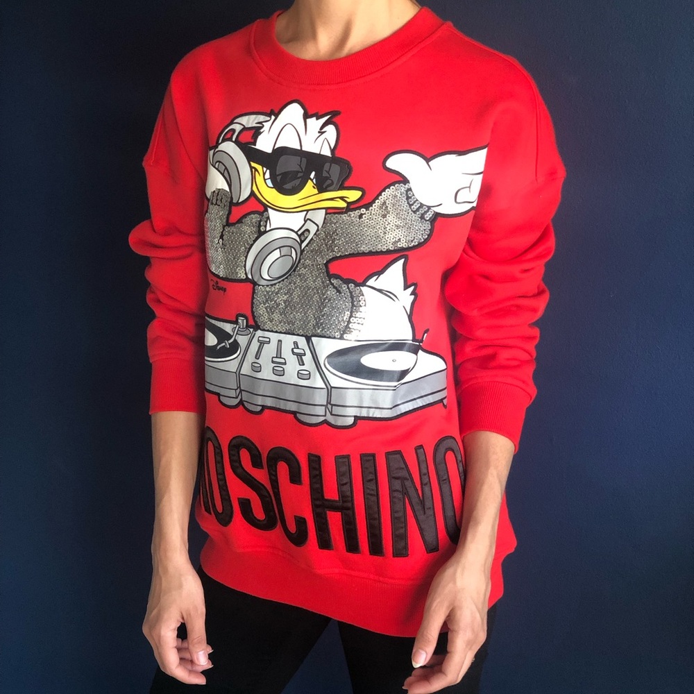 HM x MOSCHINO Crew Neck Sweatshirt
